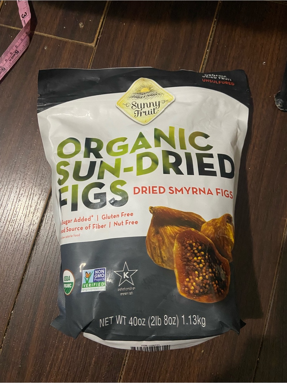 Sunny Fruit Organic Sun-Dried Figs - Dried Smyrna Figs  2 lb